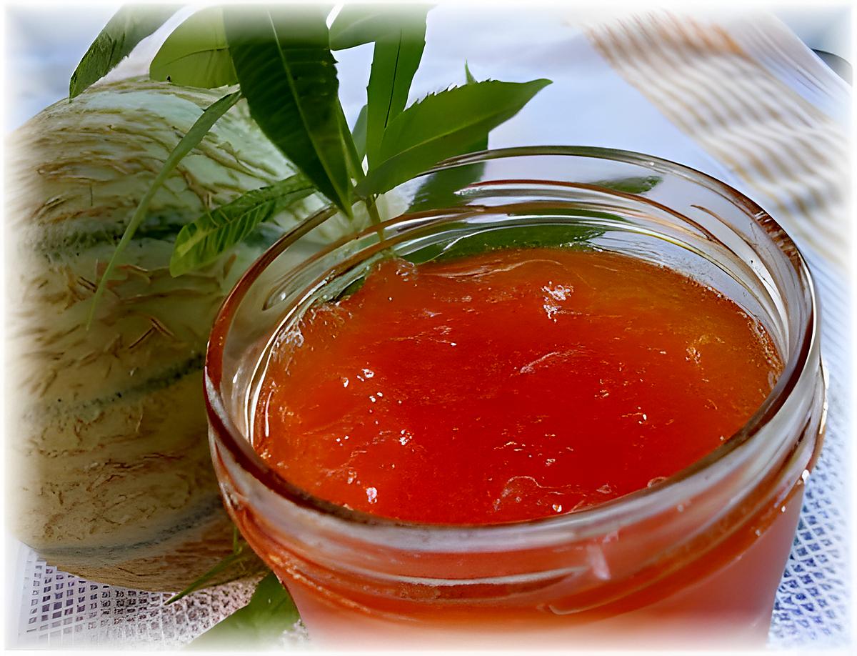 recette confiture de melon