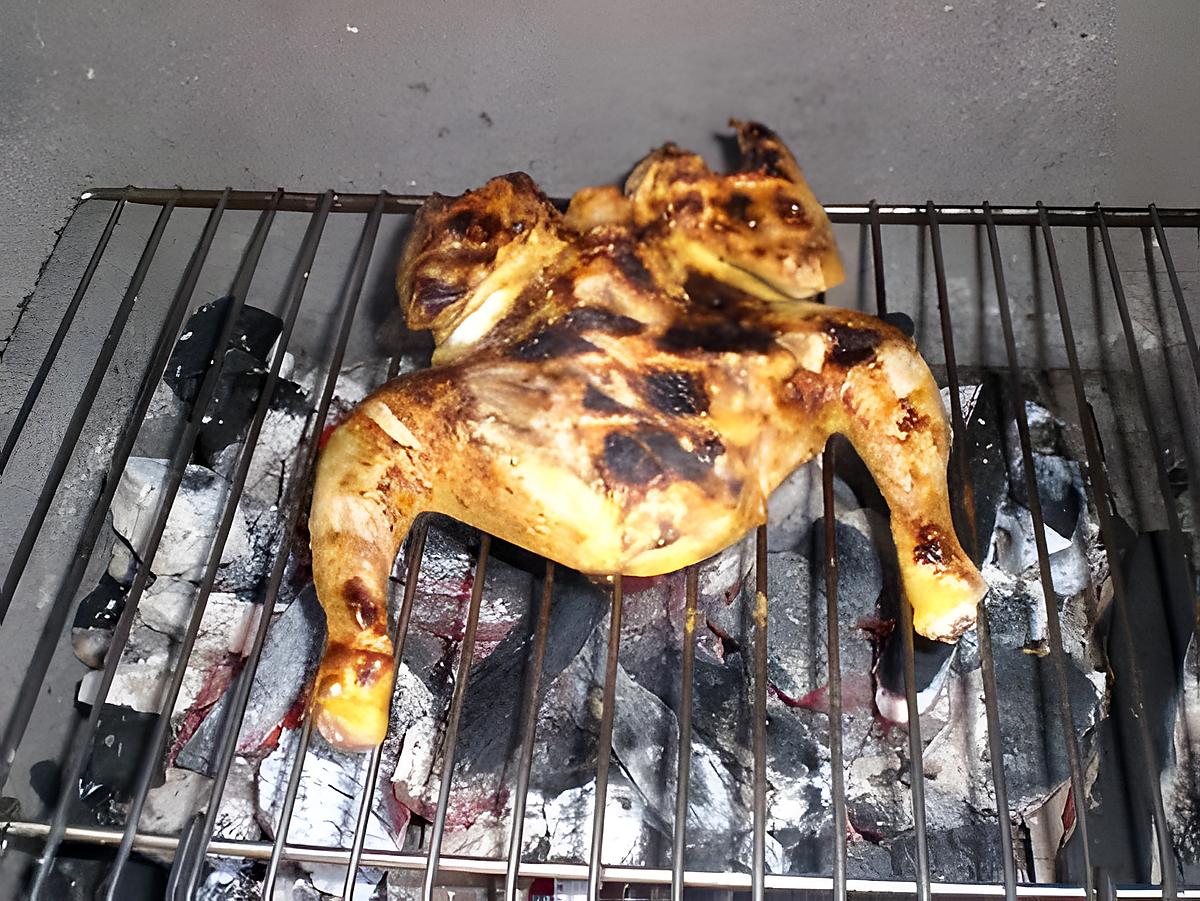 recette Coquelet grillé mariné au citron vert