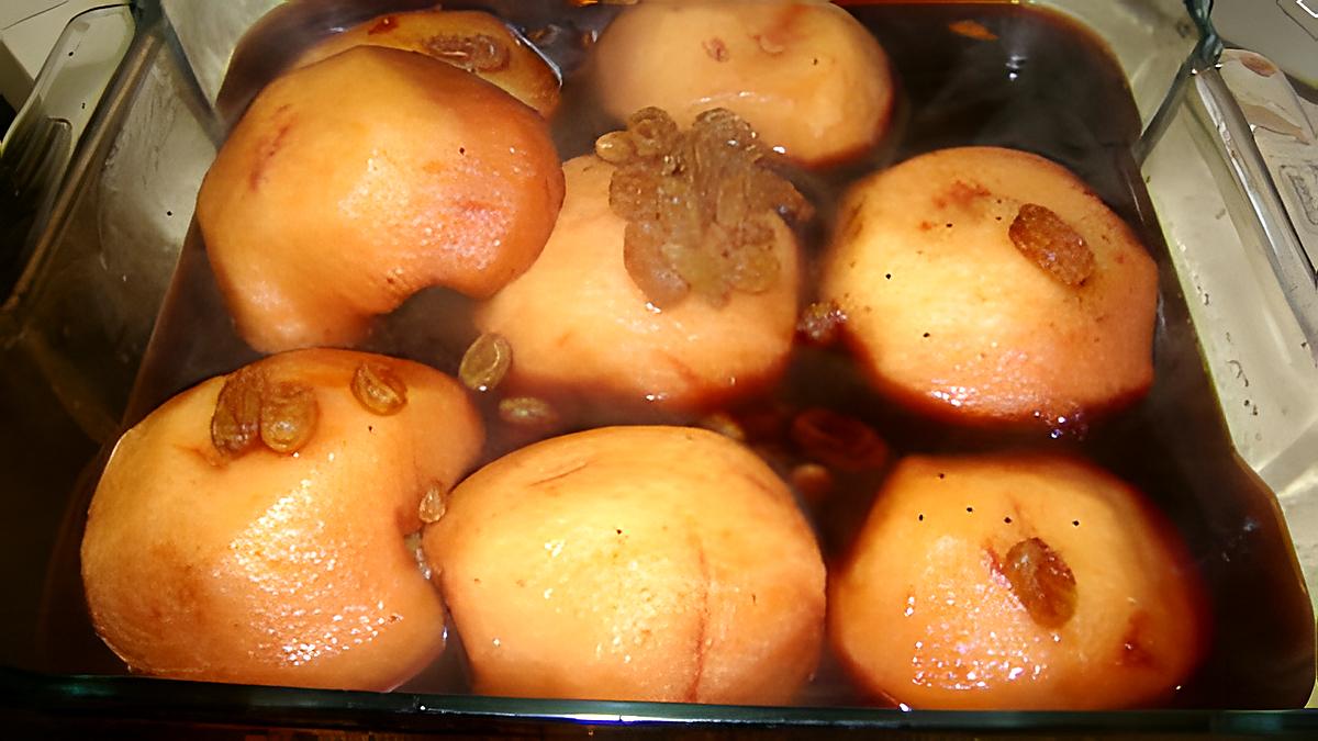 recette Pommes pochées au vin chaud