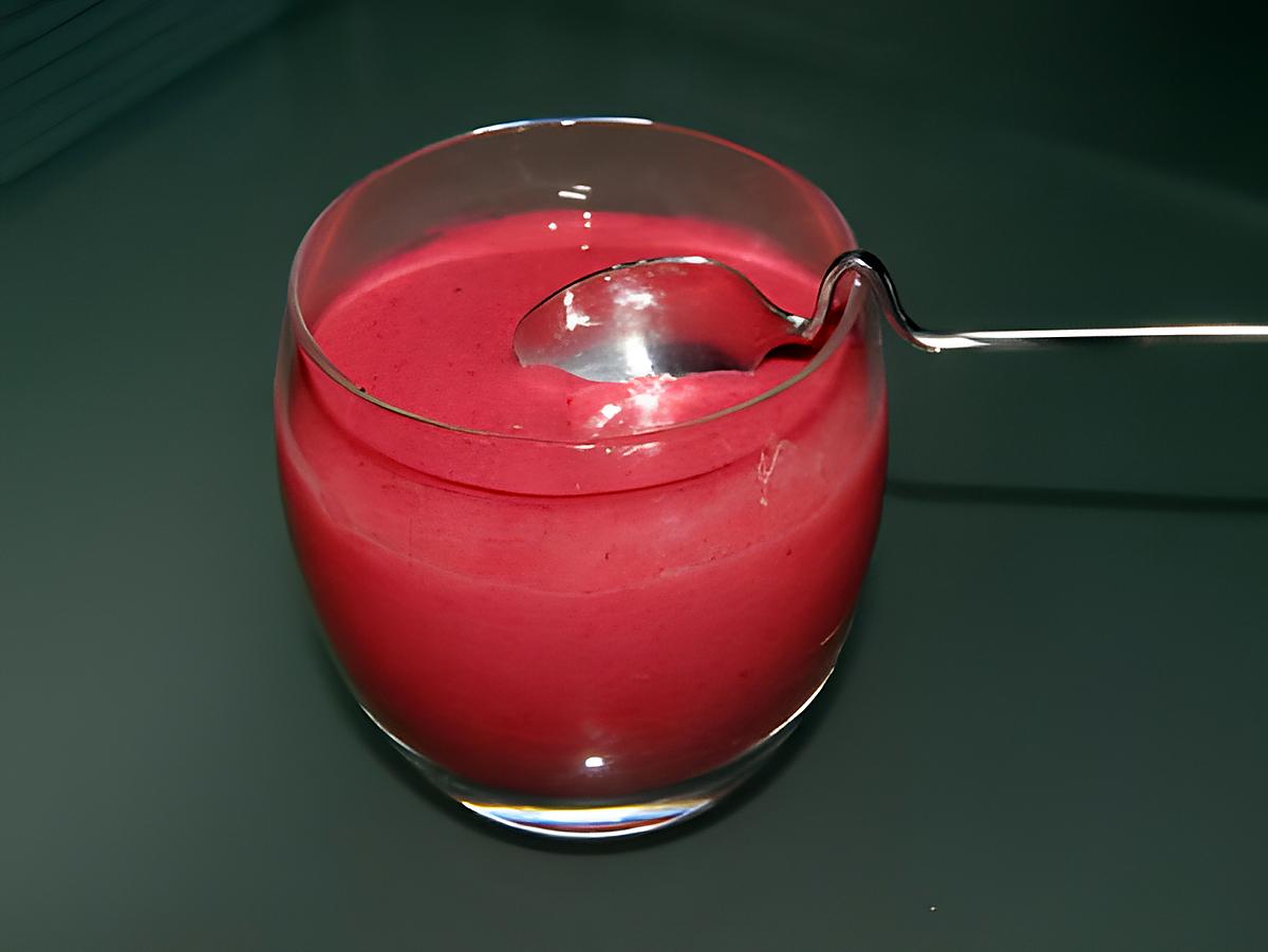 recette Mon smoothie du matin: Yaourt-Framboises- Vanille