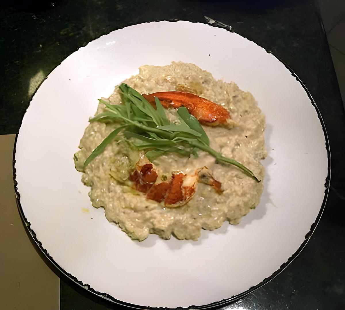 recette Risotto de Homard à l'estragon