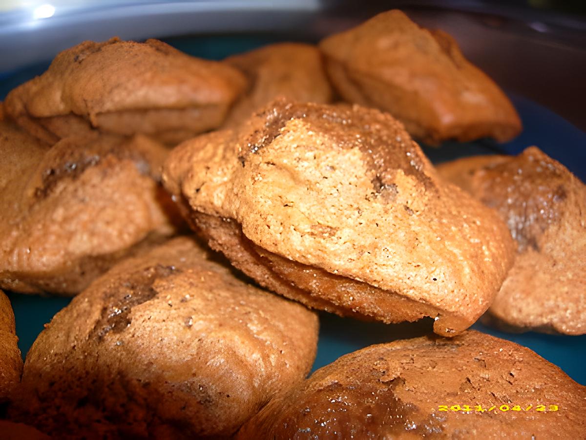 recette madeleines au chocolat, au coeur fondant