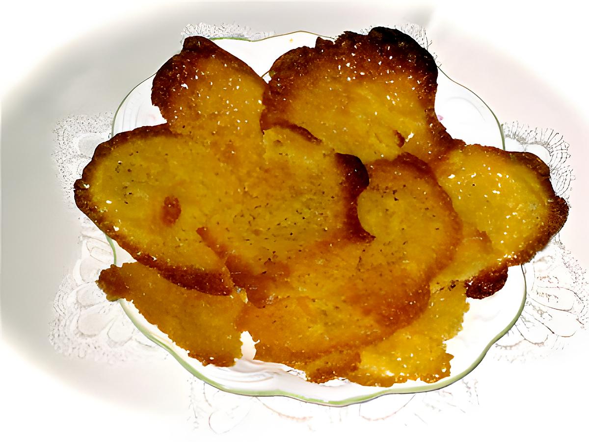 recette TUILES AU CITRON