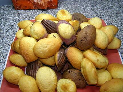 recette assortiment de madeleines