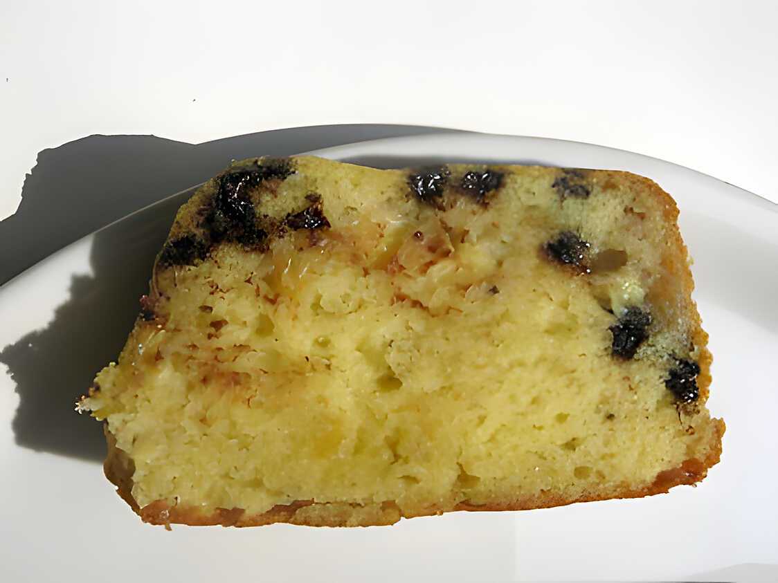 Cake à la banane et pépites de chocolat
