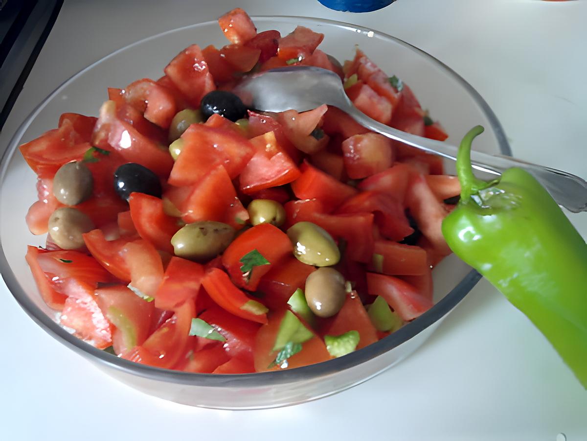 recette Salade de tomates provençale