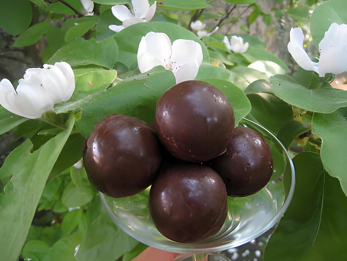 recette billes chocolatées fourrées à la pralinoise