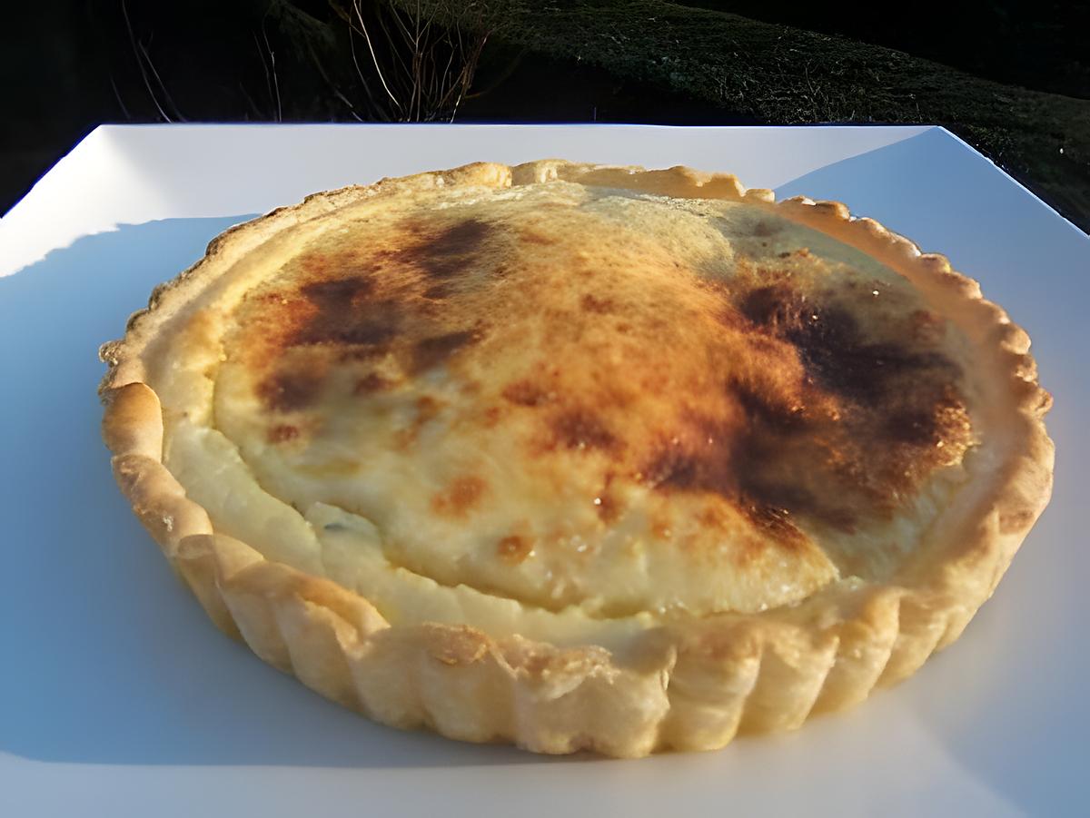 recette Petite tarte chaude au Neufchâtel