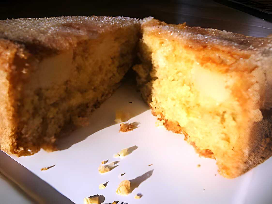 Cake à la crème d'avoine et à la poire