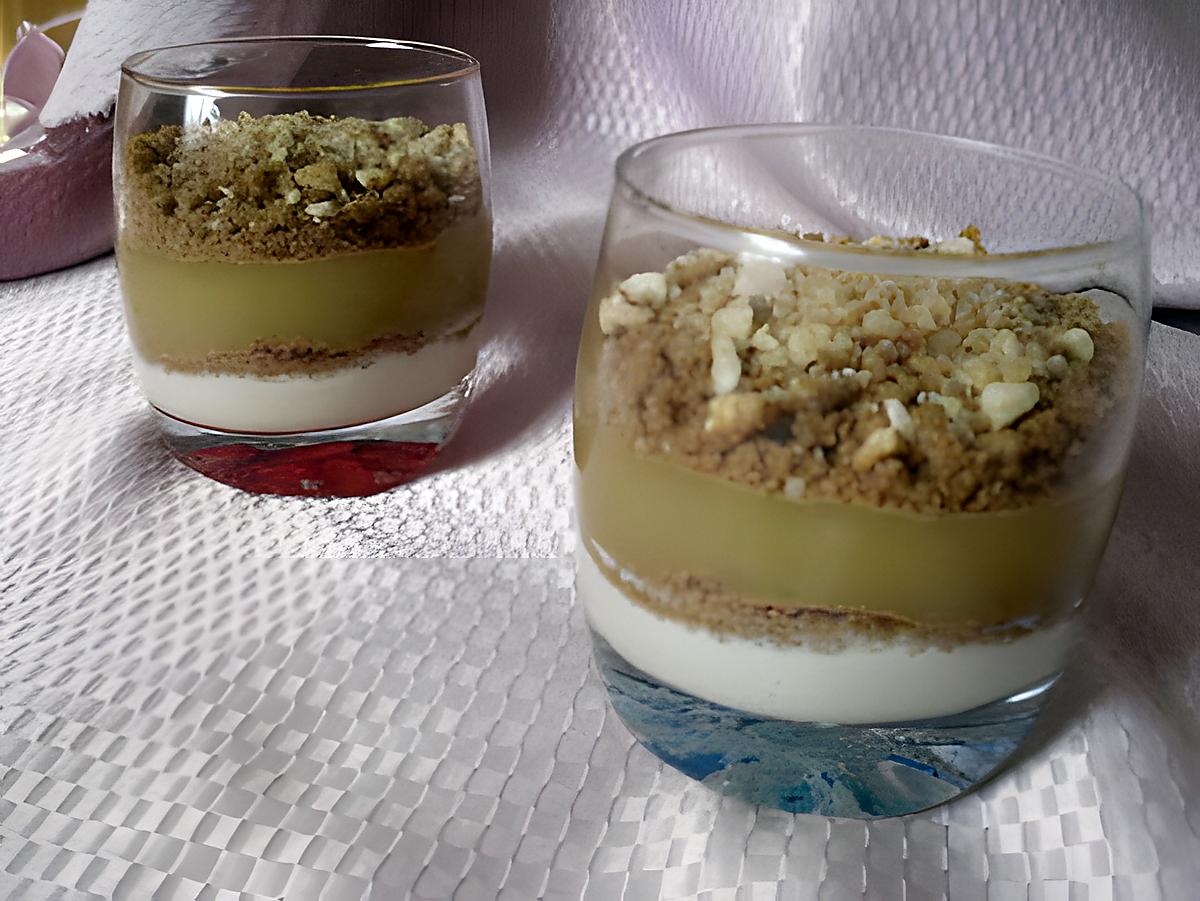 recette Verrine pomme speculos