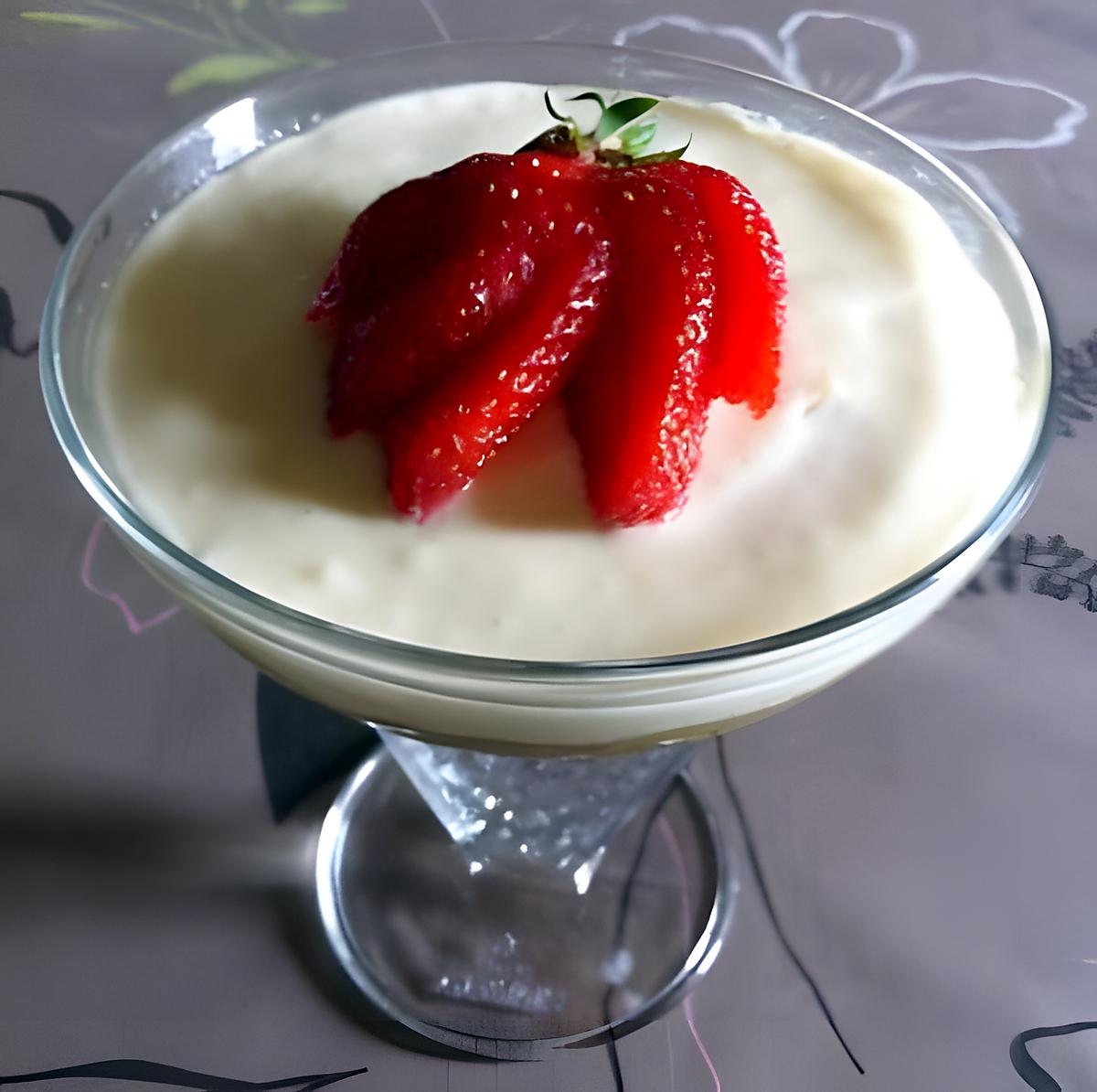 recette Verrine de rhubarbe à la crème de mascarpone.