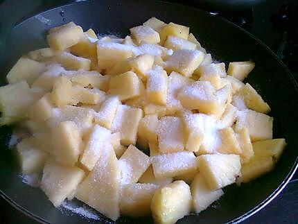 recette Tarte tatin d’ananas frais