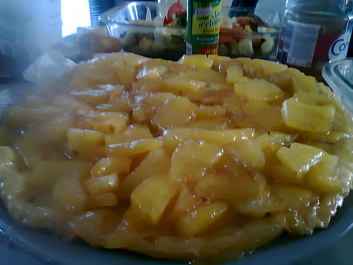 recette Tarte tatin d’ananas frais