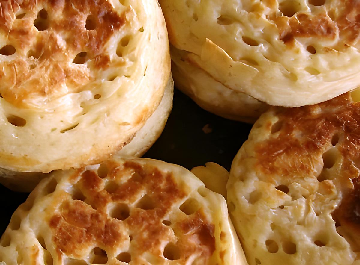 recette Les crumpets 'crepes anglaise'