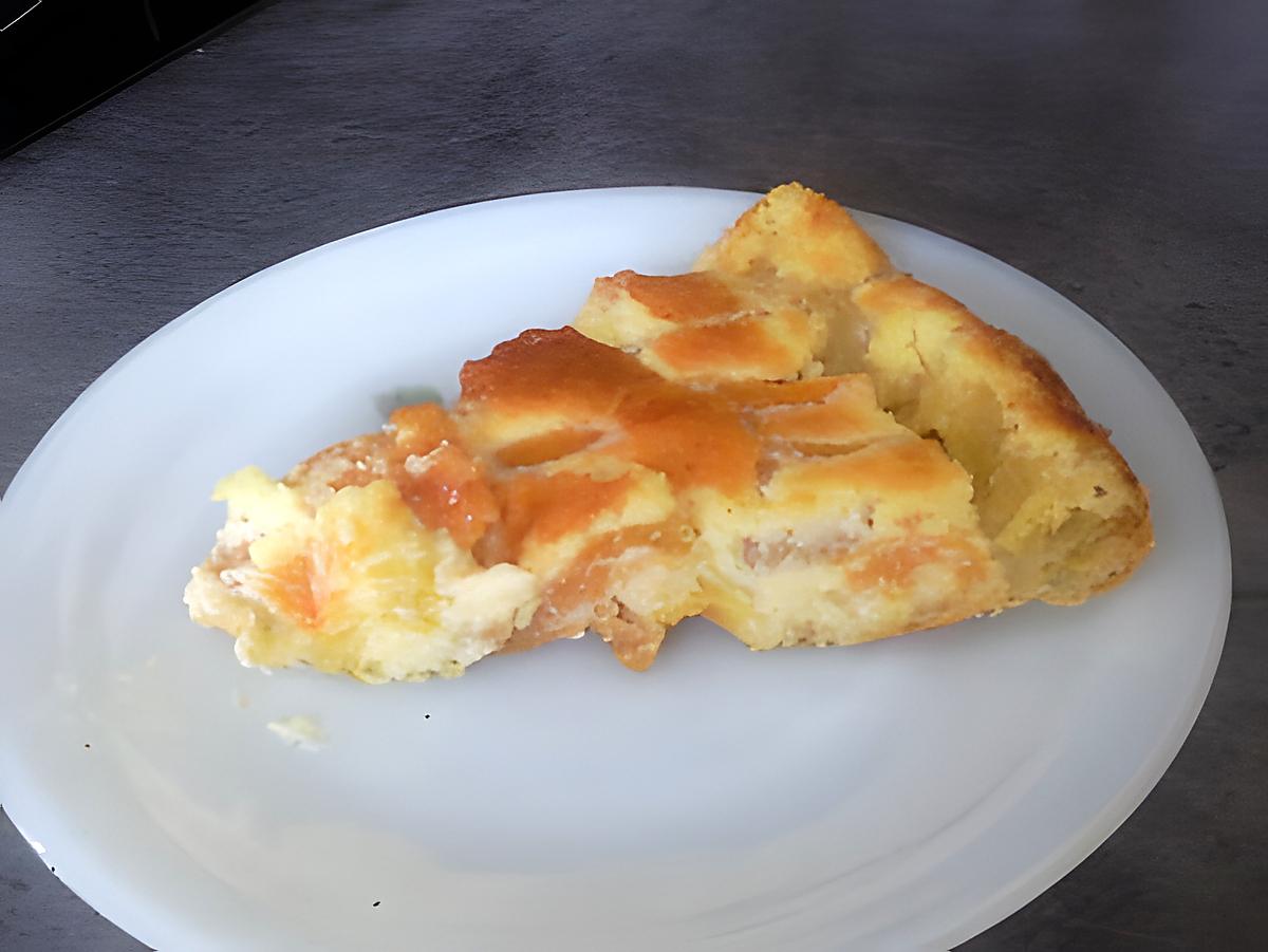recette tarte à la crème d'amande et abricots
