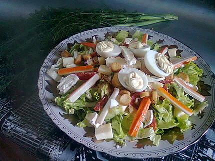 recette Salade fromage de lozére