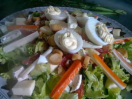 recette Salade fromage de lozére