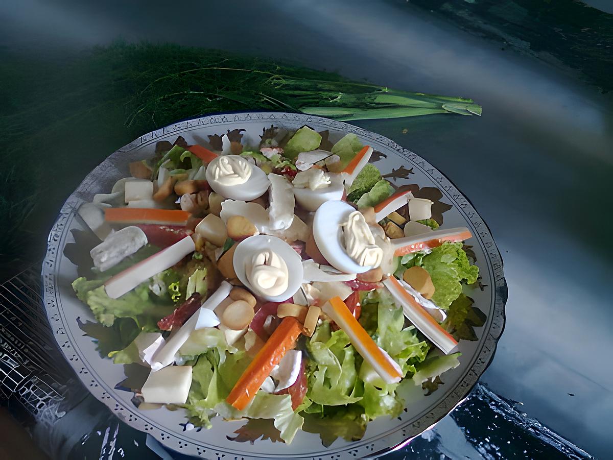 recette Salade fromage de lozére