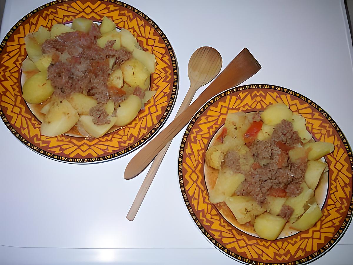 recette Pomme de terre à la bolognaise