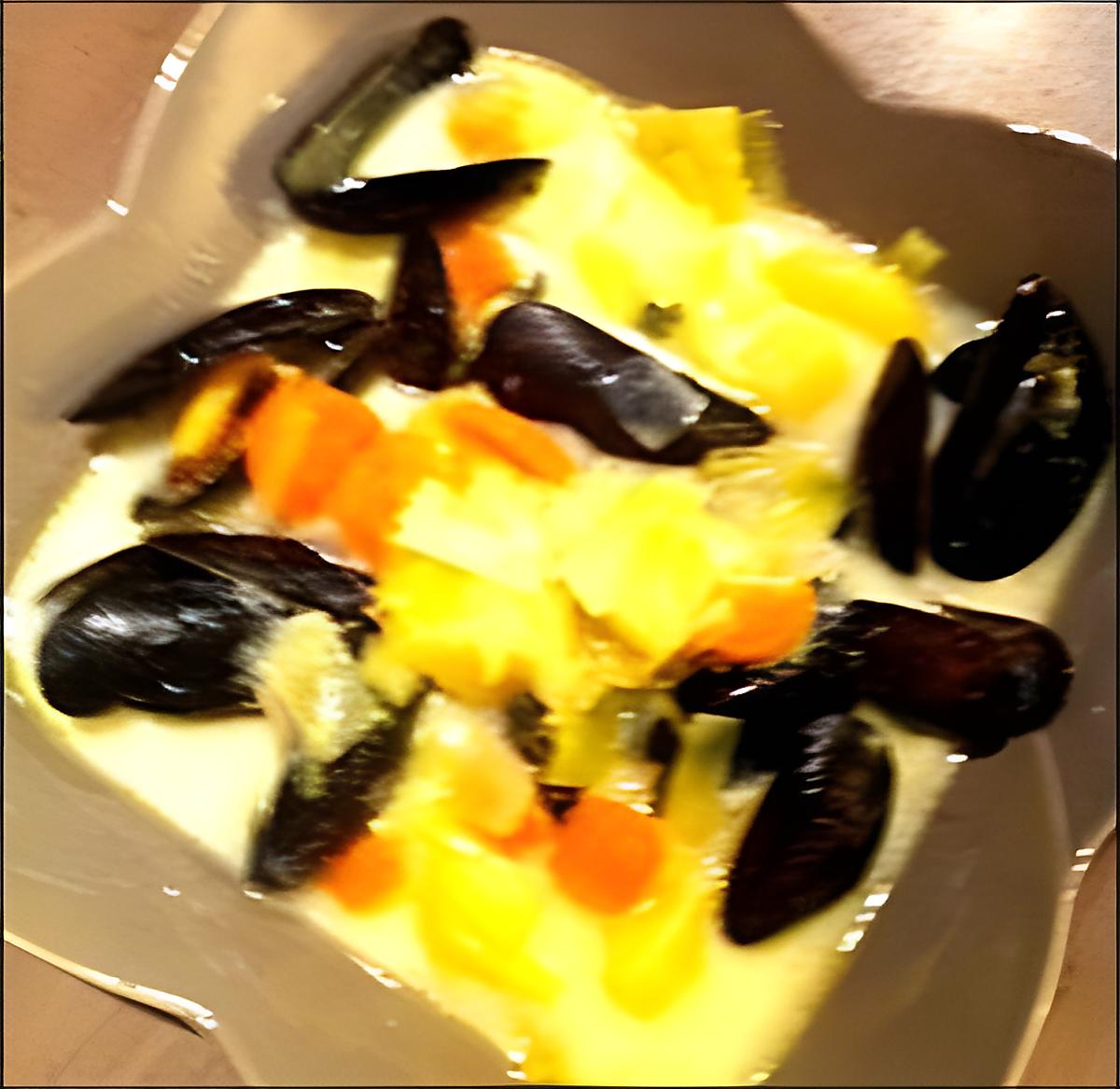 recette Soupe de moules