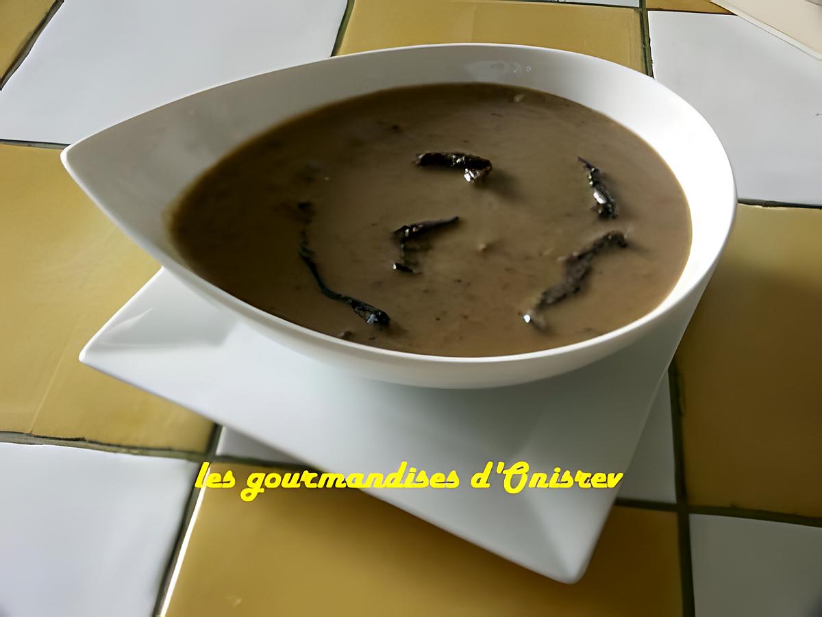 recette Velouté aux champignons des bois