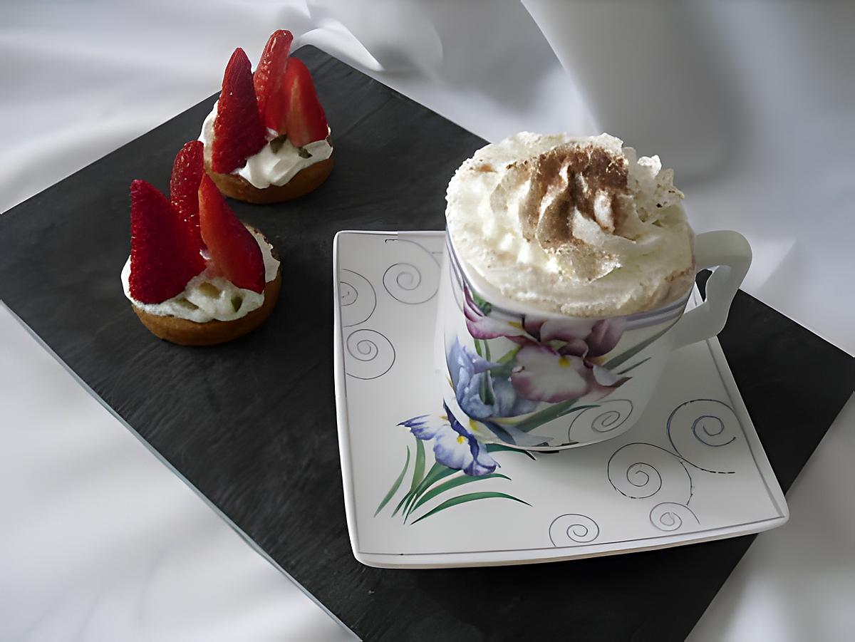 recette Chocolat viennois ou Chococcino