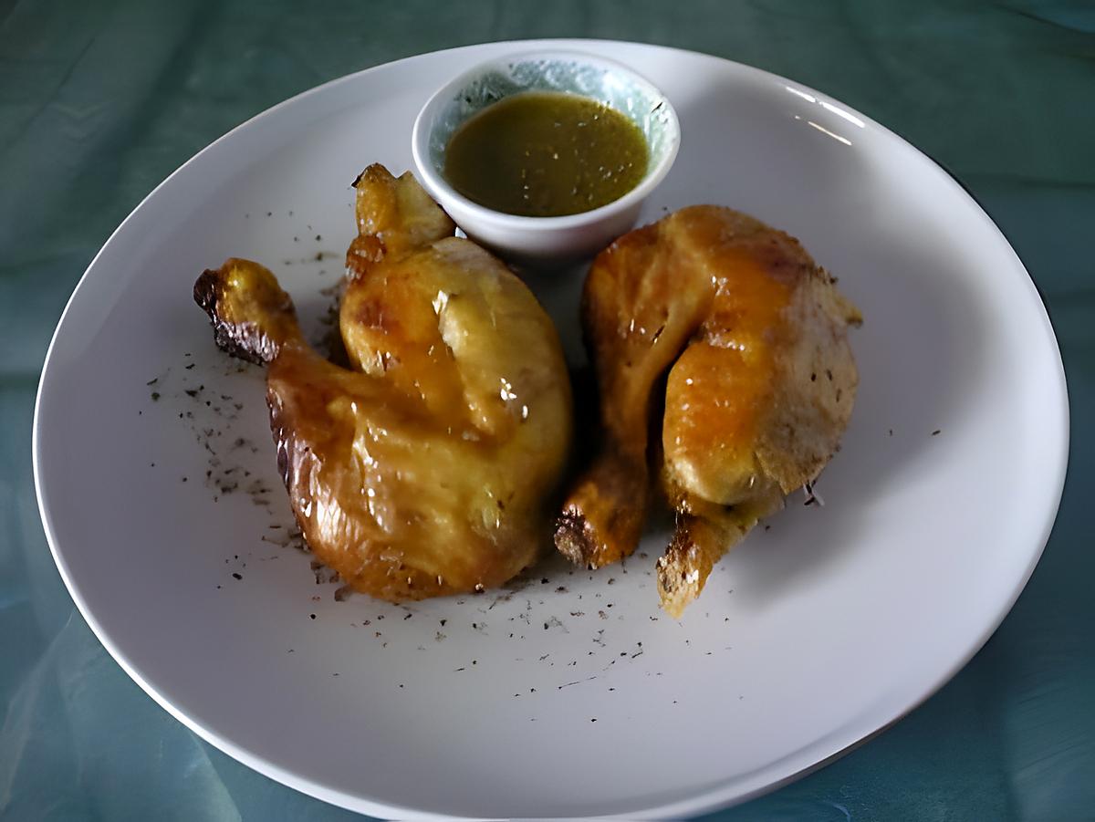 recette Cuisses de poulet mariné au miel