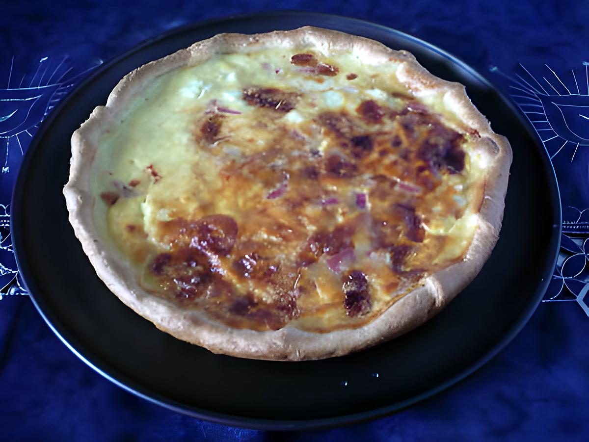 recette Quiche féta/camembert/jambon