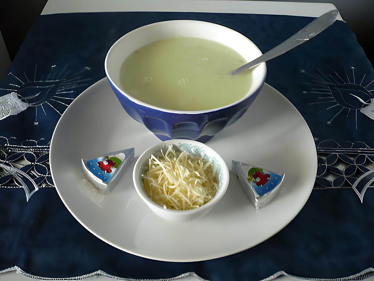 recette Velouté de courgettes/vache qui rit