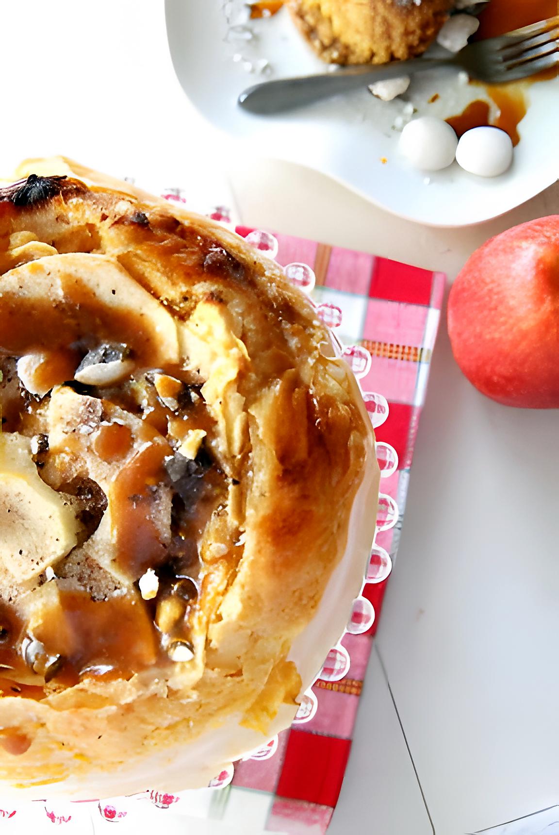 recette Tarte aux pommes et caramel lacté d’Alain Passard