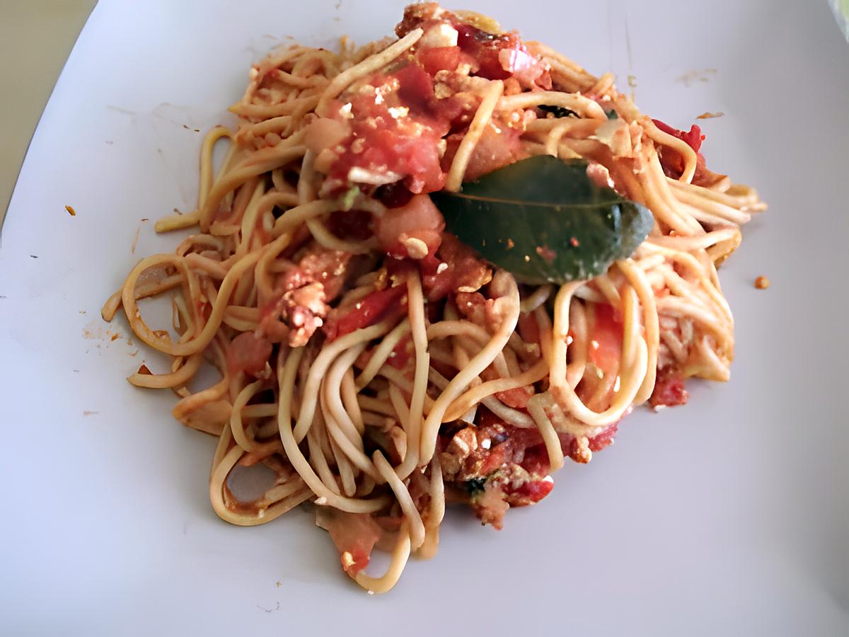 recette Spaghettis bolognaises végétariens