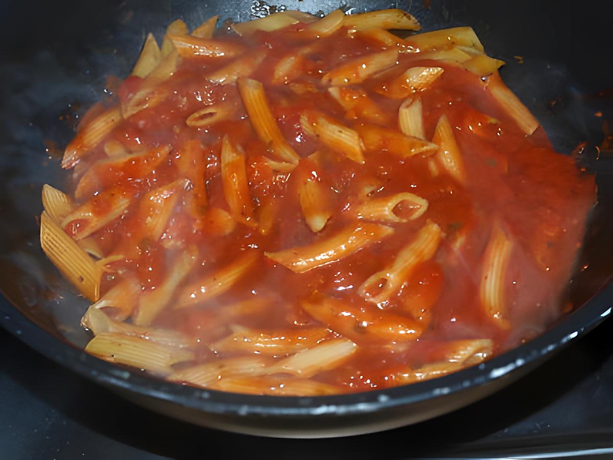 recette penne sauce tomate façon risotto