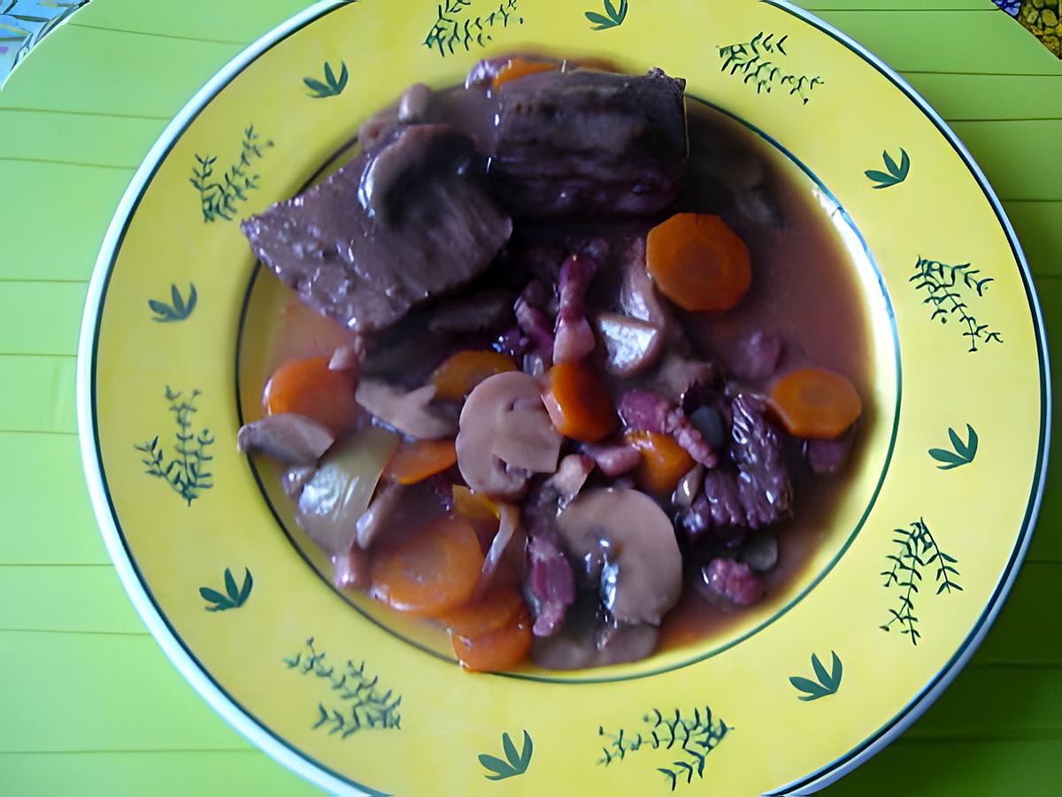 Recette Boeuf bourguignon simple (facile, rapide)