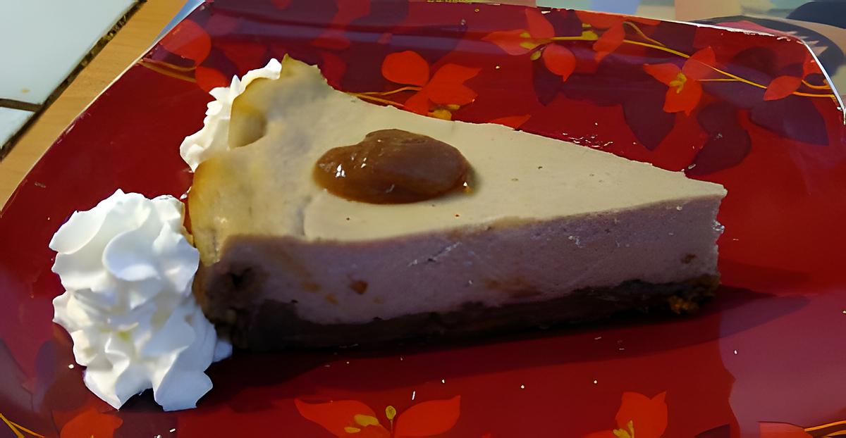 recette Cheesecake à la creme de marron