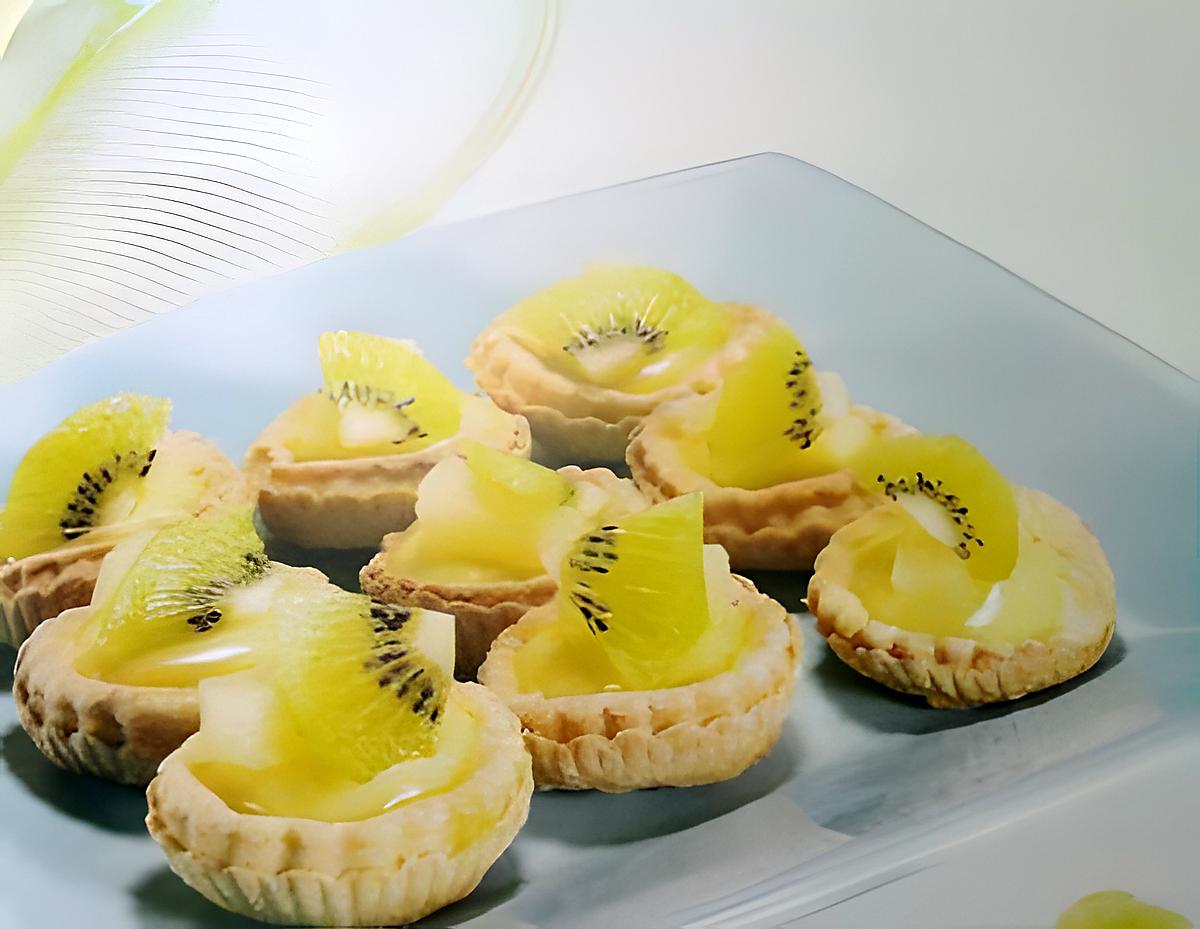 recette Tartelettes tatin annanas - kiwi à la créme de coco