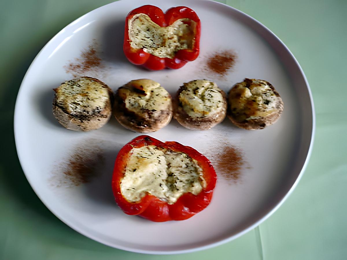 recette Légumes farcis St nectaire/cantal