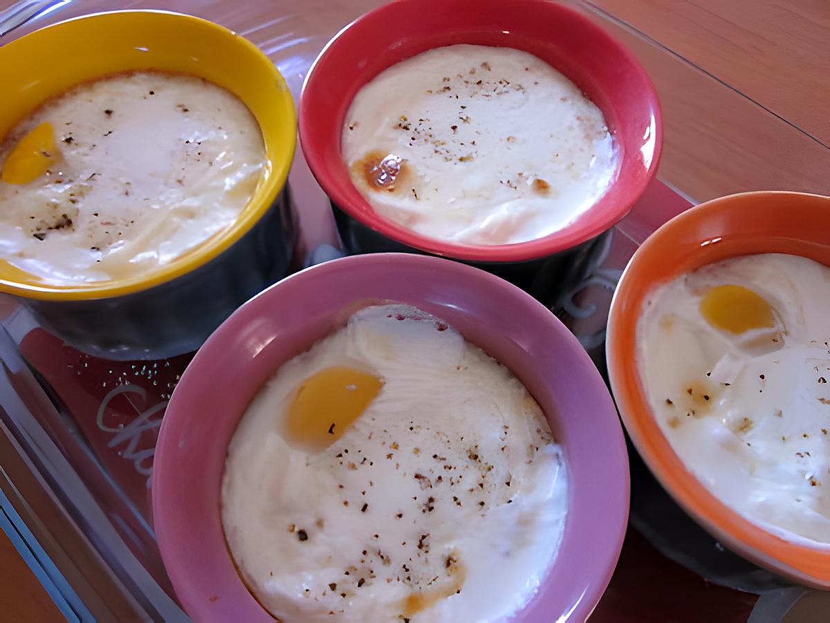 recette OEUFS COCOTE