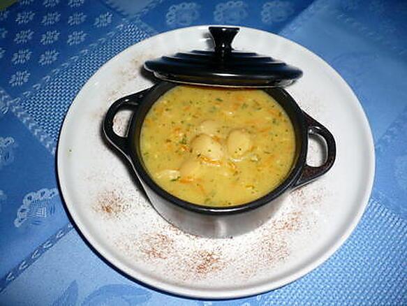 Recette de NOIX DE ST JACQUES AU COULIS D'AGRUMES