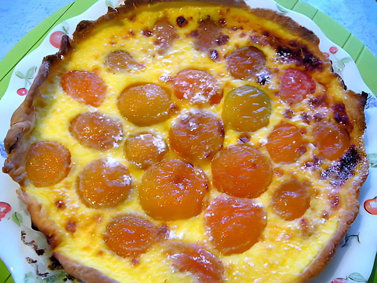 recette Tarte aux abricots ( pâte à tarte petits-suisses)