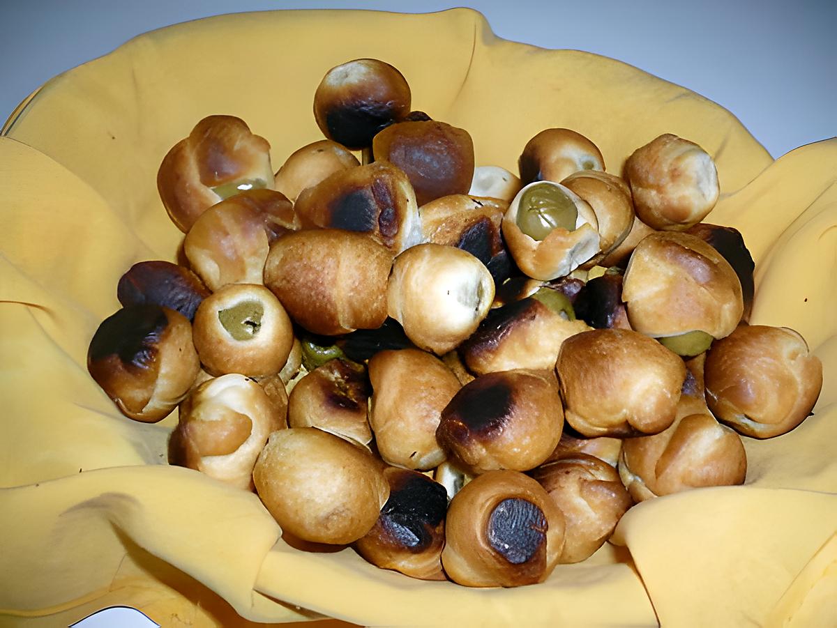 recette Feuilletés aux olives farcies