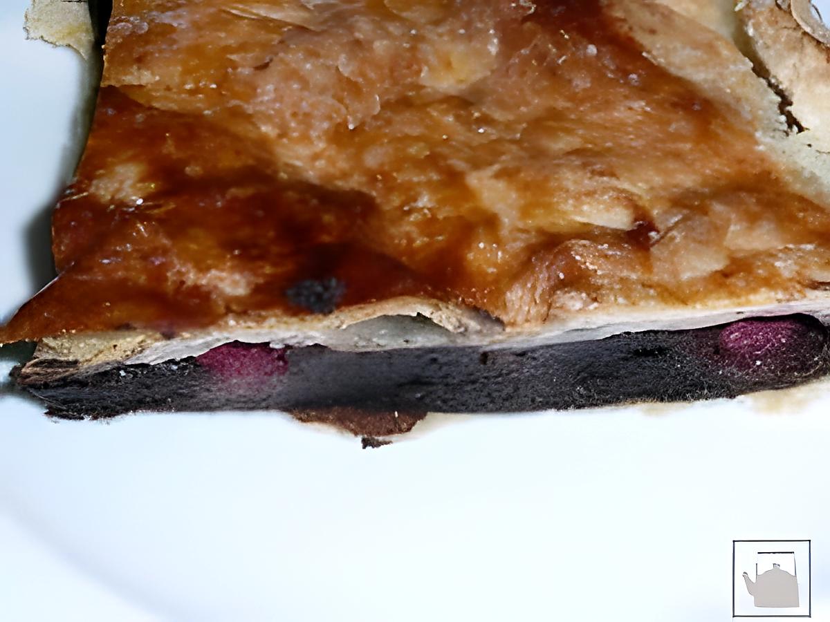 recette galette frangipane choco-framboises