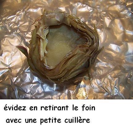 recette Cœurs d’artichauts aux crevettes