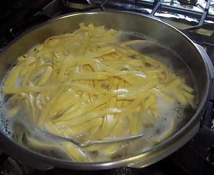 recette Tagliatelles carbonara pour les enfants