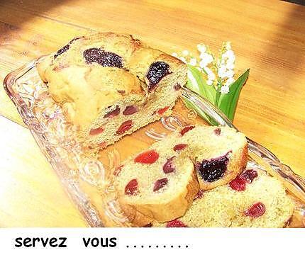 recette Cake aux deux cerises