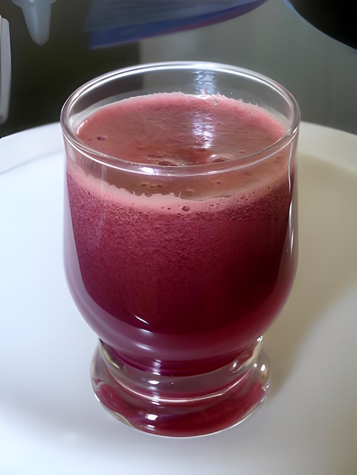 recette Jus pastèque et raisin noir à la centrifugeuse