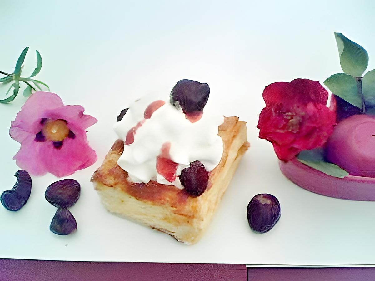 recette Bouchées aux fruits rouge et chantilly