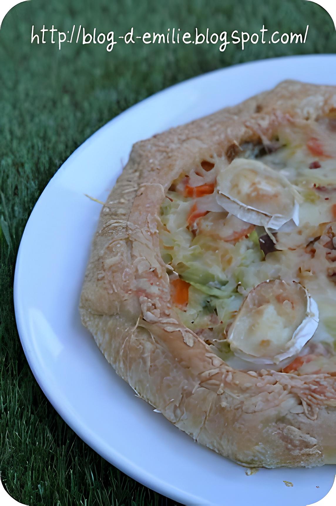 recette Tarte aux poireaux et fromage de chèvre