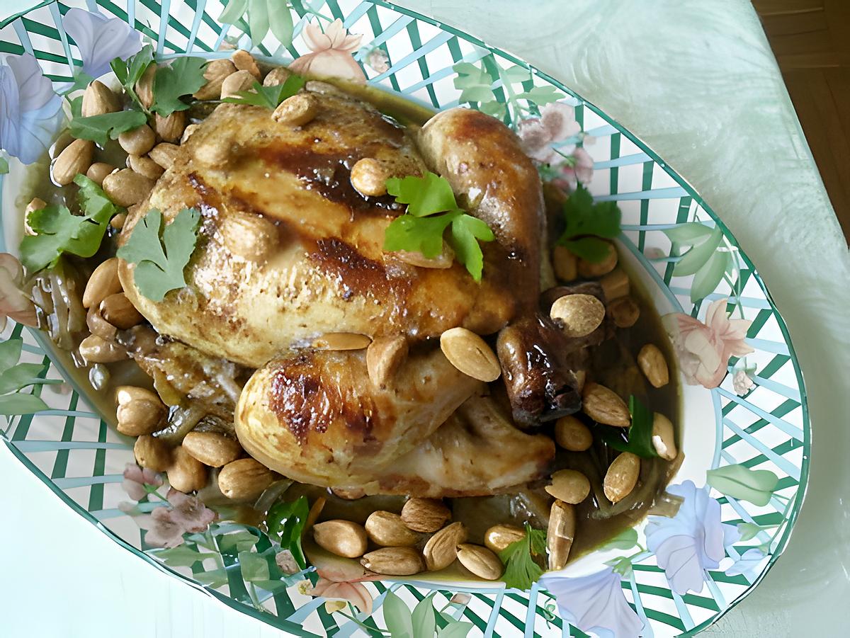 recette Poulet aux amandes