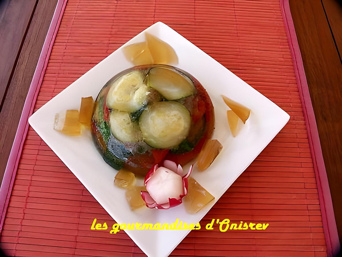 recette Aspic de légumes grillés