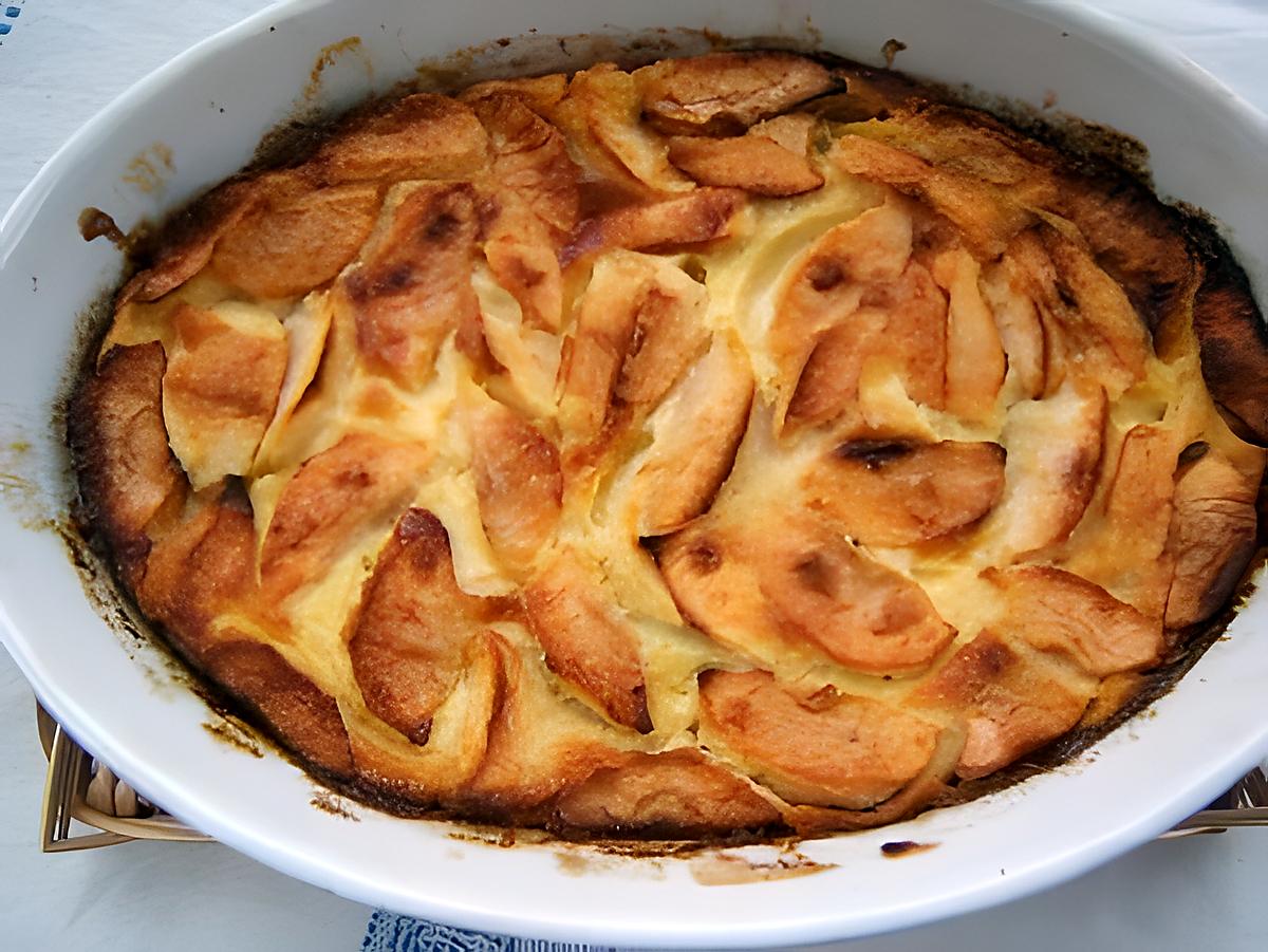 recette Far aux  pommes et fève tonka